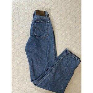 Vintage Harley Davidson USA Made Women’s Blue Denim Jeans Straight Leg Size 2